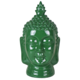 Tête de Bouddha vert