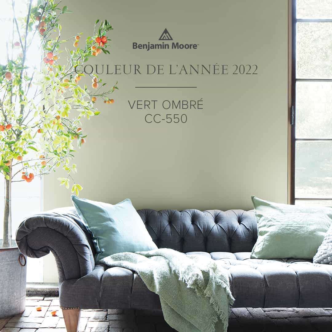 Couleur de l'année 2022 Benjamin Moore