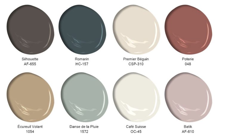 Les couleurs de l’année 2026 Benjamin Moore - Cuisiconcept